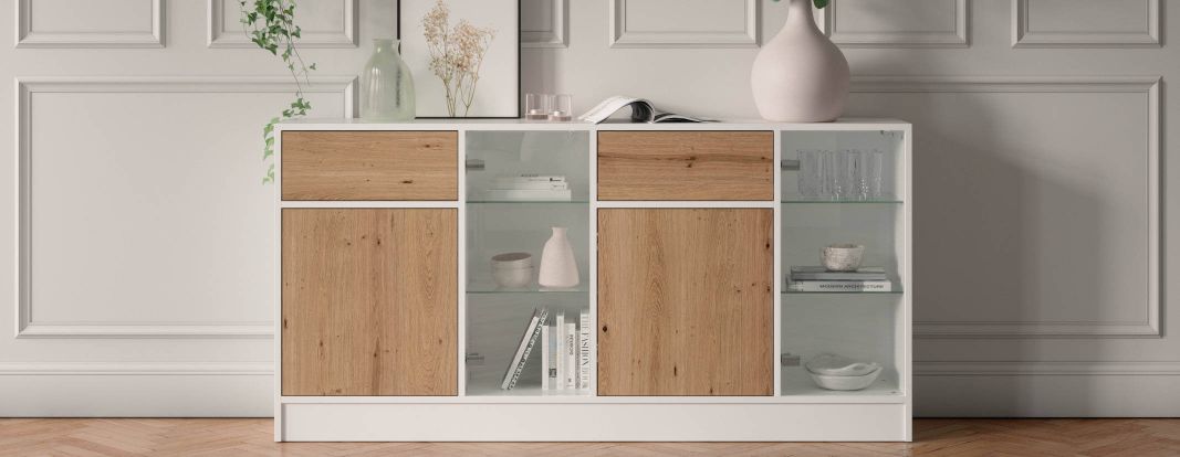 Kast op maat in eiken knoest, fineer