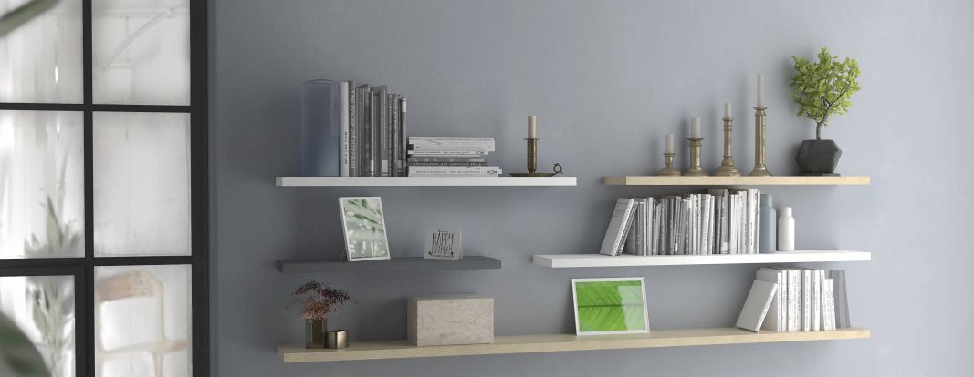 Wandplank op maat in verschillende groottes en designs