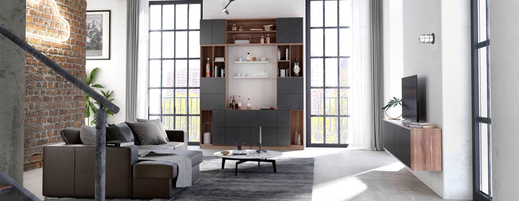 Sideboards en banken op maat, Industrial stijl
