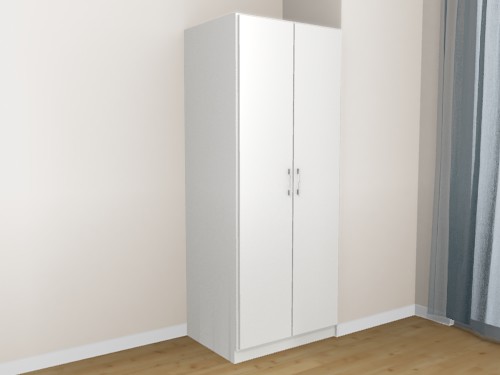 Weißer Badschrank nach Maß